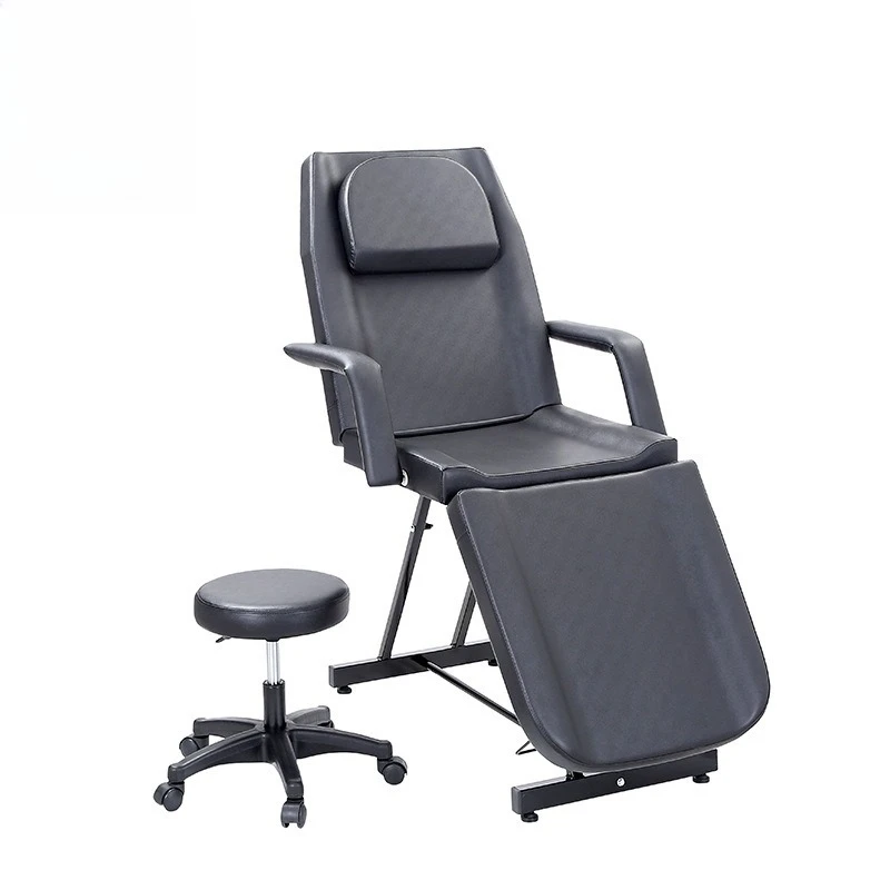 Black beauty bed, multi-angle buckle adjustment beauty chair