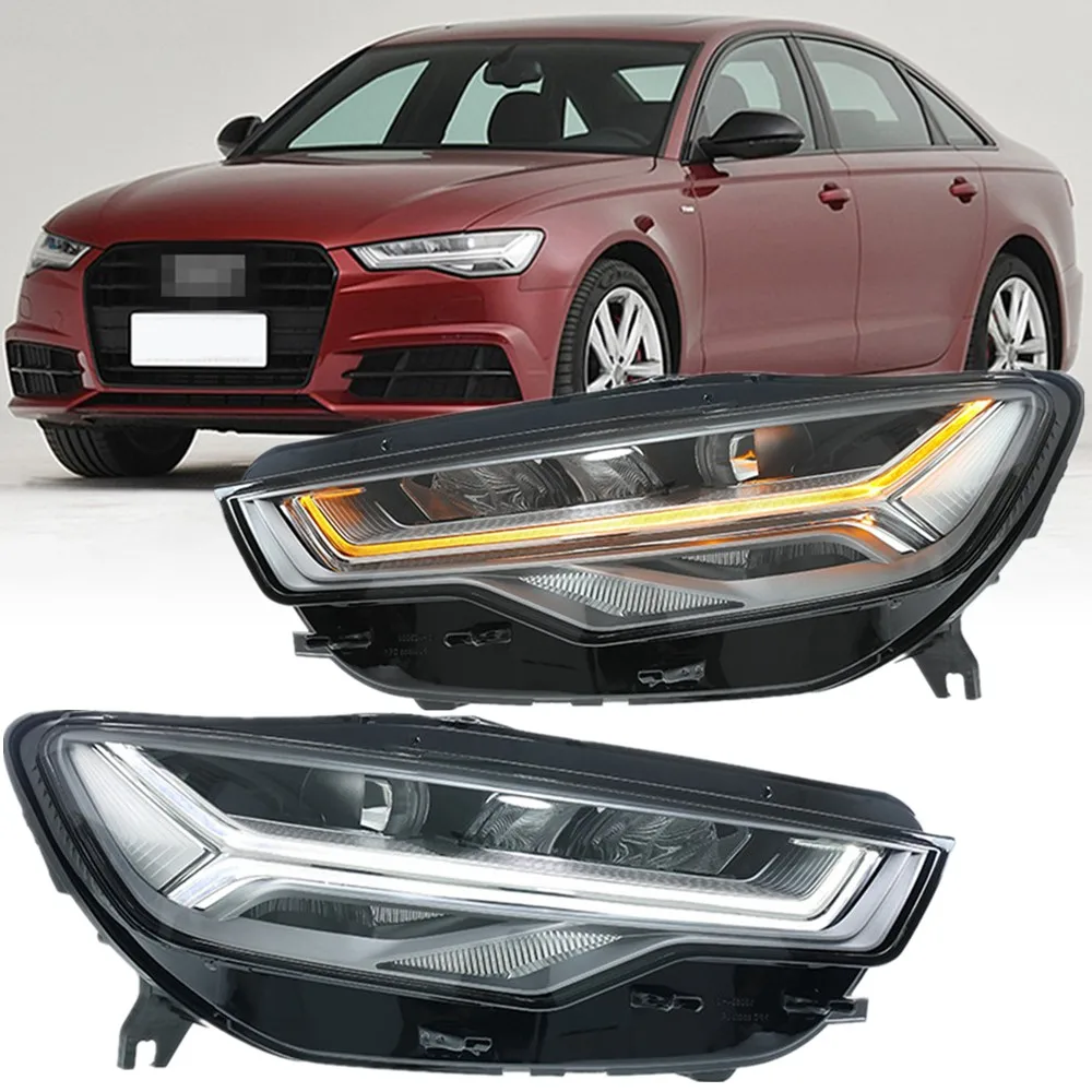 Car Accessories For 2012-2018 Audi A6 C7/PA Led Headlights Assembly Upgrade High Configuration Matrix Styling DRL Front Lights