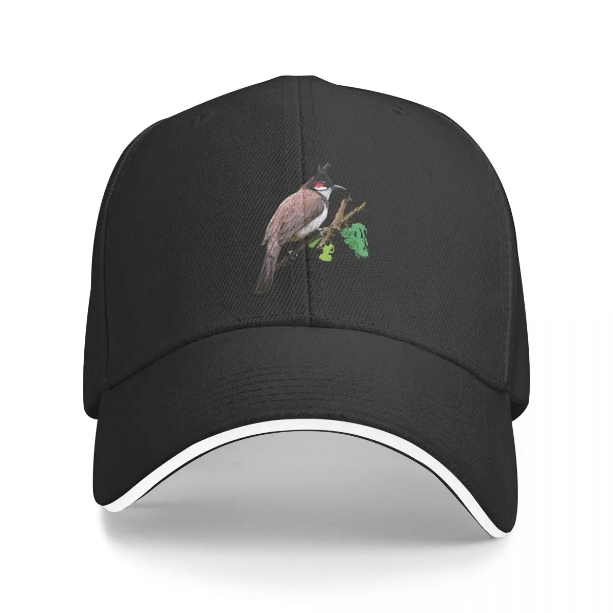 Red-whiskered or crested Bulbul Baseball Cap Anime Hat black Ball Cap Golf Women Men's