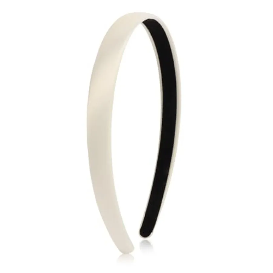 

Headband for women, 0.6inch Wide Satin Headband Non-Slip Fashion Cloth Fabric Hairband Trendy Hair Accessories for Women and Gi