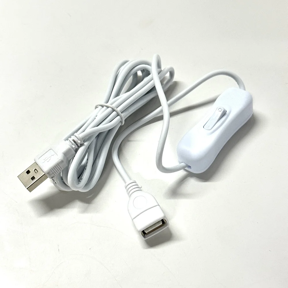 2M USB extension cable with switch USB male to female control cable With On/OFF For USB Device