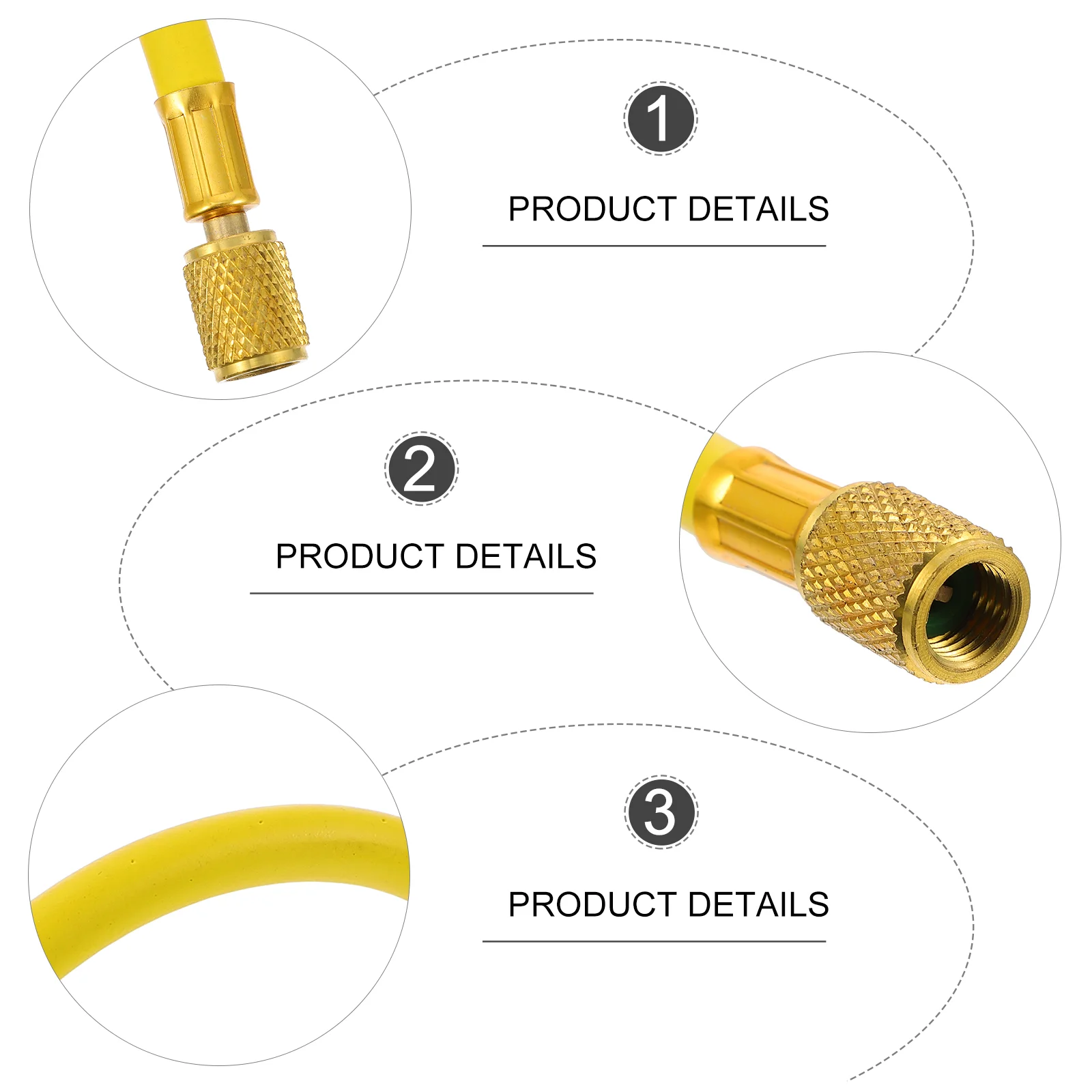 Refrigerant Filling Hose Charging Fluoride Tube Air Conditioner Recharge Automotive Ac Kit