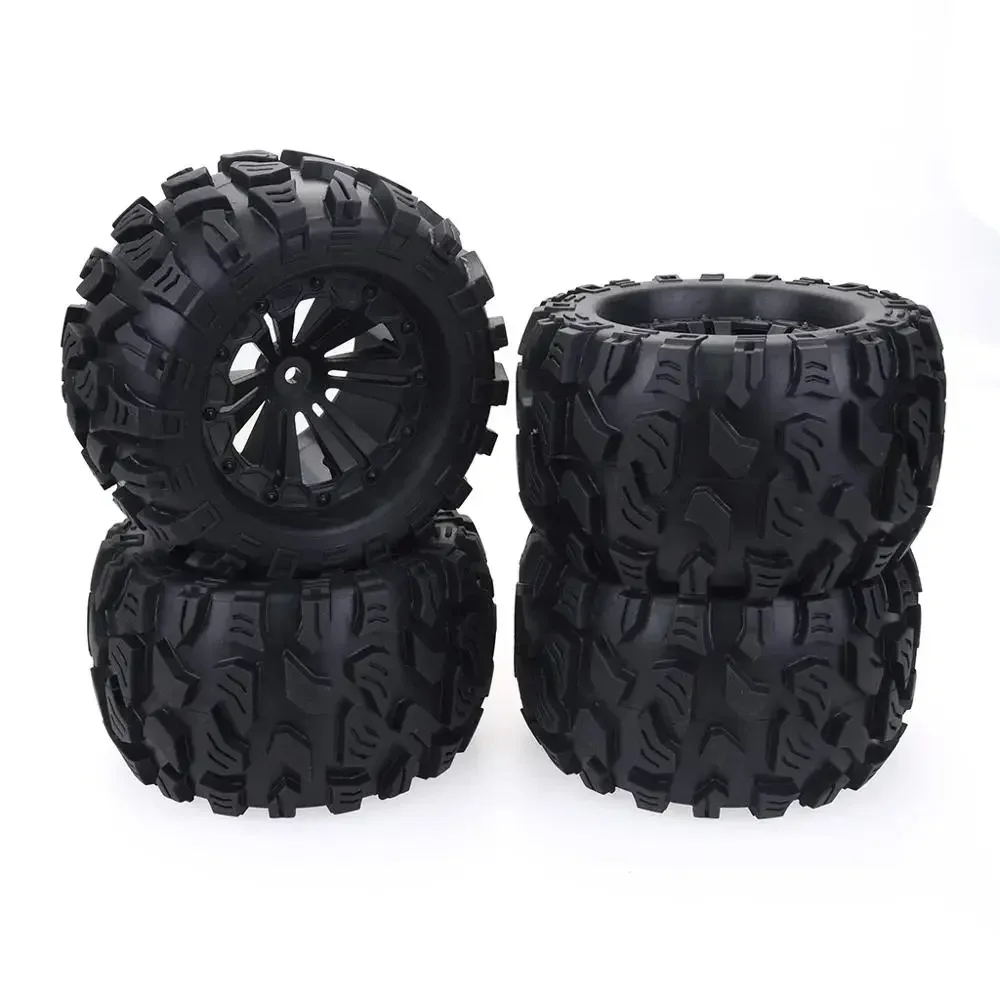4 шт. 125 мм 1/10 для шин и колес Monster Truck Hex 12 мм для Trxs Tamiya Kyosho HPI HSP Savage XS TM Flux LRP