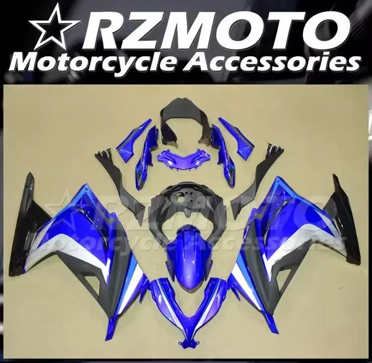 

4Gifts New ABS Fairings Kit Fit For KAWASAKI EX300 2013 2014 2015 2016 2017 2018 13 14 15 16 17 18 Bodywork Set Custom Blue