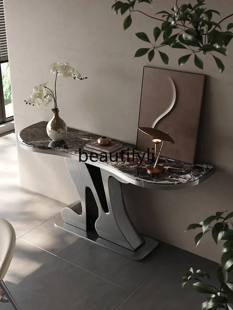 

ls 27Light luxury designer Xuanguantai creative modern simple entrance corridor aisle high-end plan