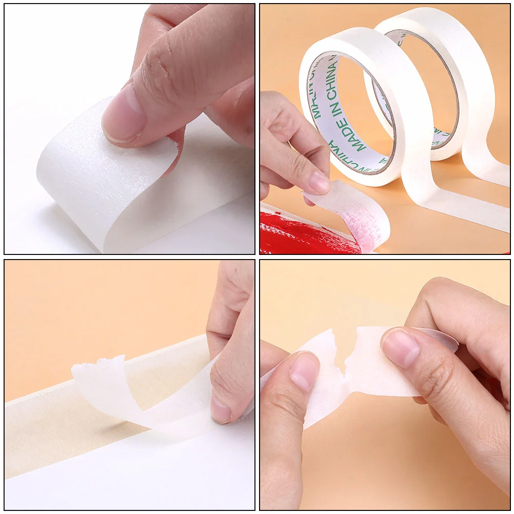 5 Rolls Adhesive Tape Masking for Painting Teaching Supplies Paper Kids Painter DIY Duct