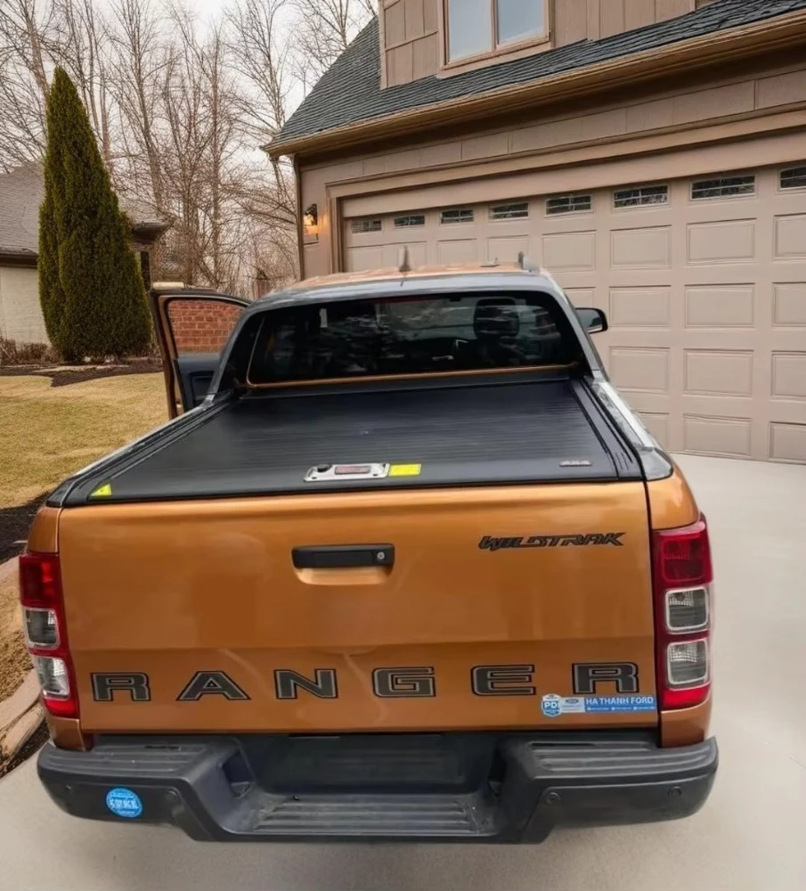 Factory Custom-fit Truck Tonneau Cover for  Ranger Next-GEN 2023 up Roller Shutter Waterproof Pickup Roll-up Lids