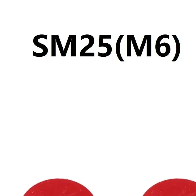SM-25 Busbar Insulators 10pcs BMC Non-Metallic Spacers with M6 Thread for Busbar Electrical Separation in Distribution Boards