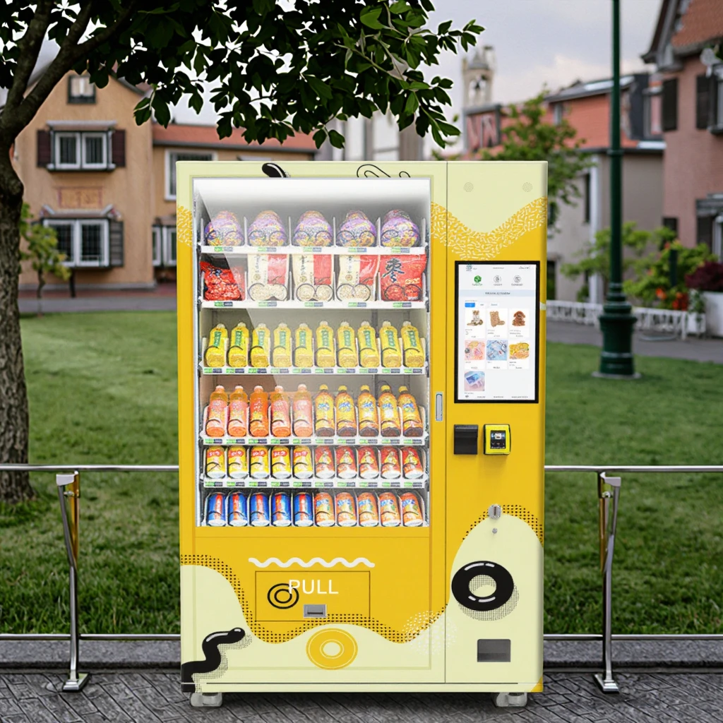 FOODLINE Roadside Rest Stop Snack Drink Vending Machine Heat Insulation Board Stable Cooling Outdoor Retail Gear