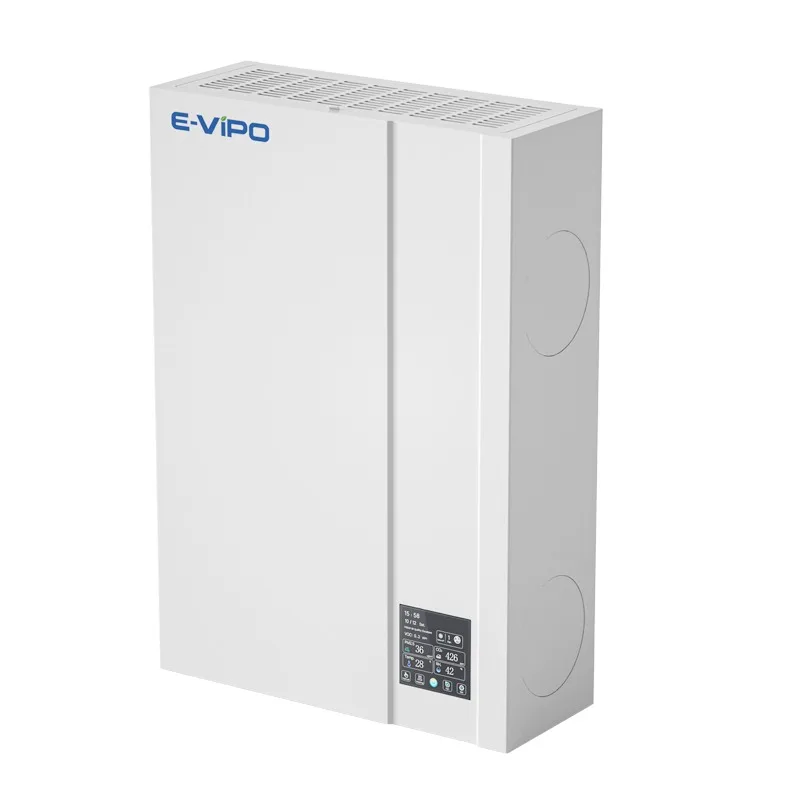 Wall Mounted Ventilator Ductless Erv Wall Erv Room Erv Ventilation System Hvac Systems Wall Mounted Recuperator Fresh air System