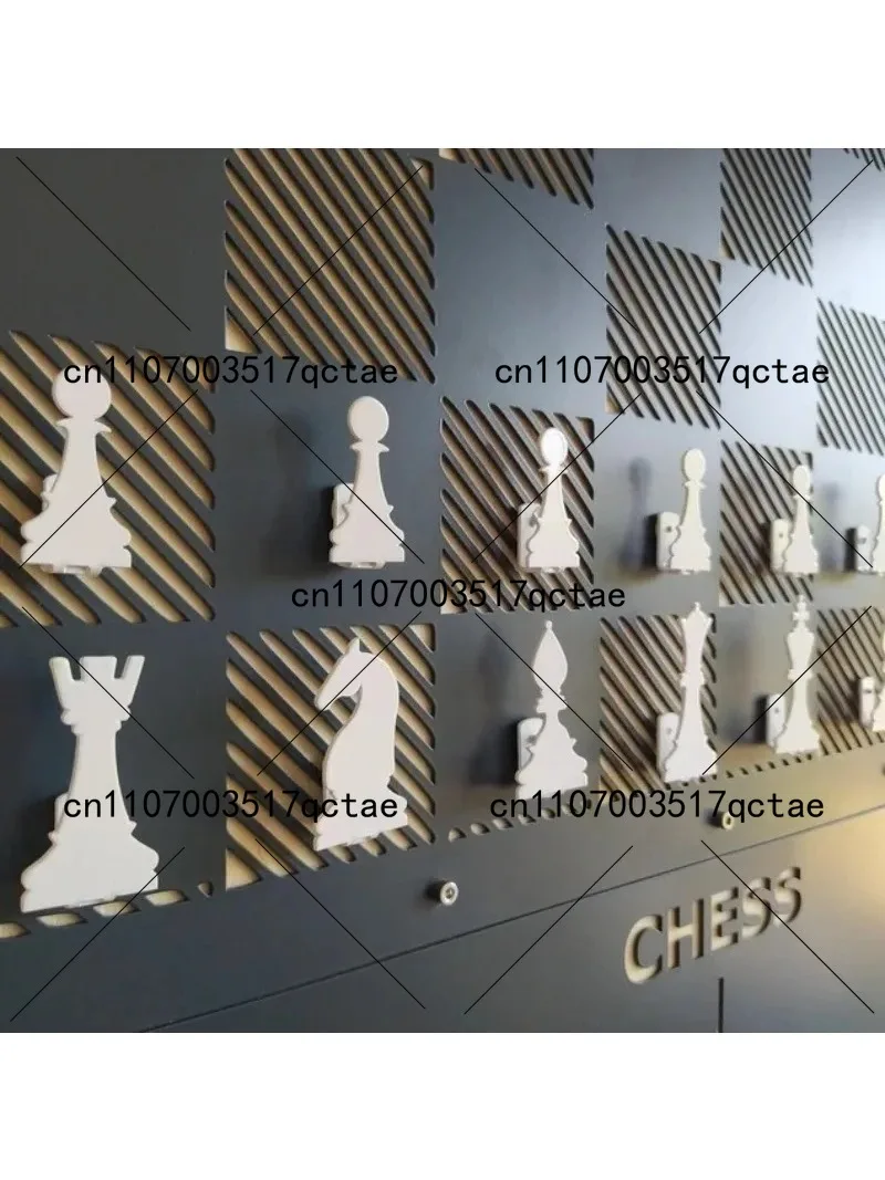 Magnetic Chess Checkers Set Giant Wall Board Hanging Home Decor