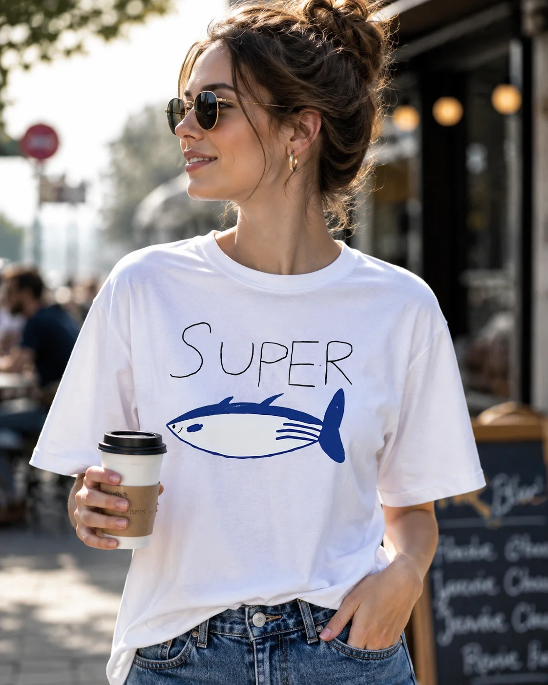T-shirts Kpop coréens Jin Supe - Summer Clothing Logo avis et prix