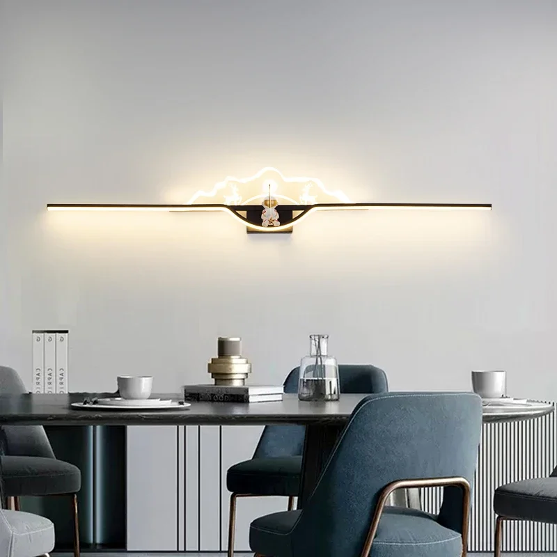Modern minimalist bedroom bedside decor light; sofa back wall light; tea room living room