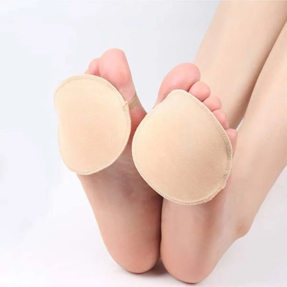 Herringbone Pad Half Palm Insoles Foot Care Invisible Socks Toe Separator Socks Valgus Corrector Bunion Orthotics Forefoot Pads