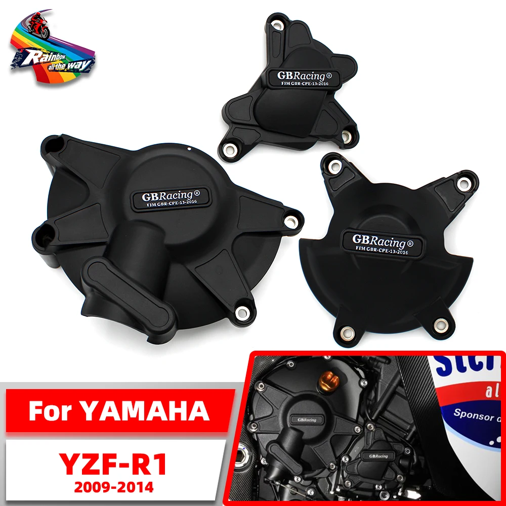 For YAMAHA YZF-R1 2009 2010 2011 2012 2013 2014 GB Racing Engine Covers R1 Motorcycles Accessories Engine Cover Protection Case