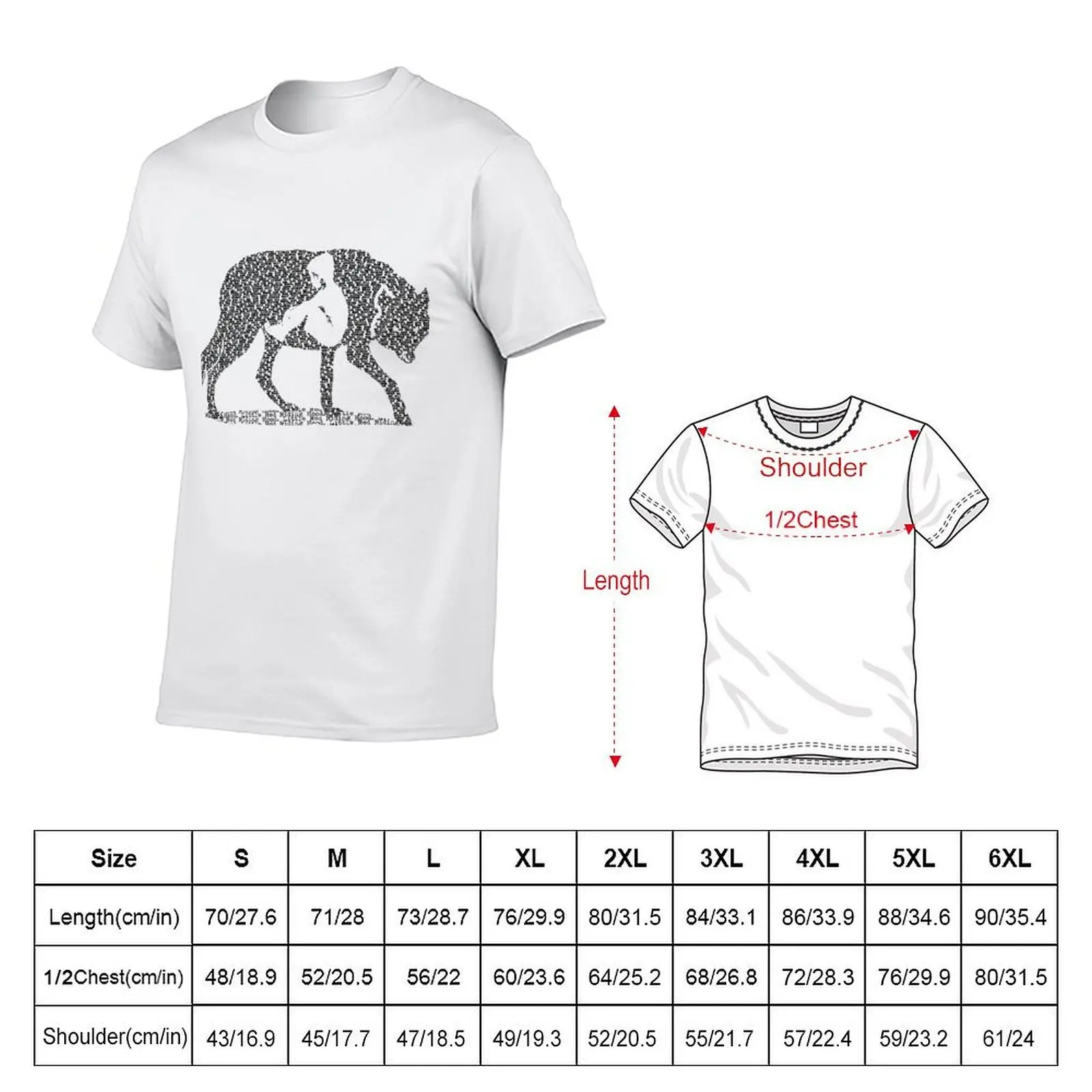 Hungry Like The Wolf T-Shirt anime tshirt t shirt man casual t shirt man plain T-shirt