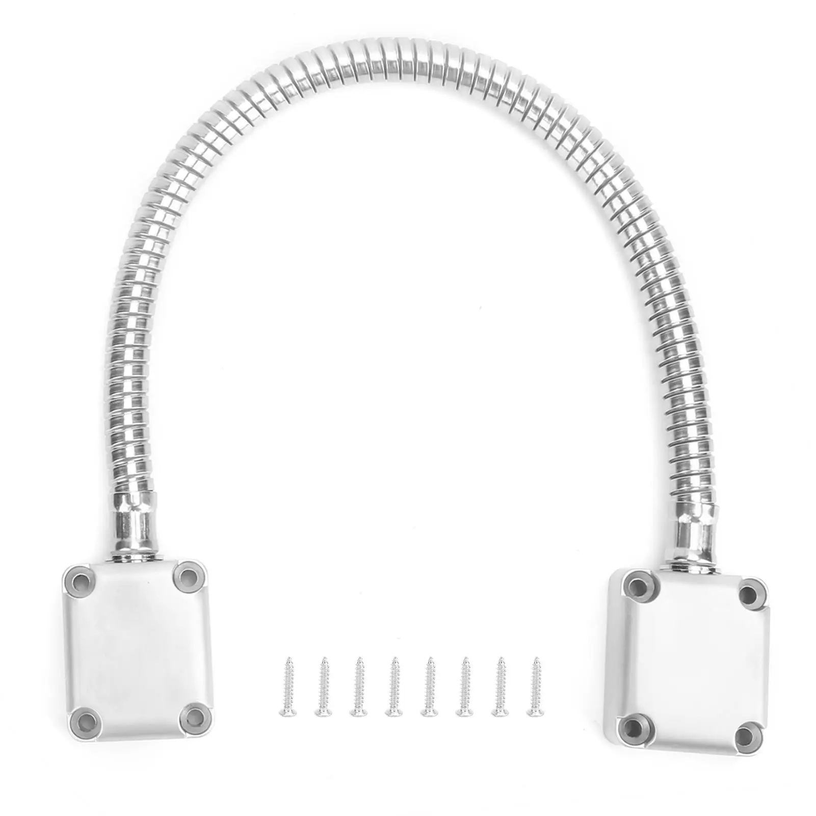 

Stainless Steel Door Loop Cable Protector for exposed Mounting Access Control Wire Safety Solution