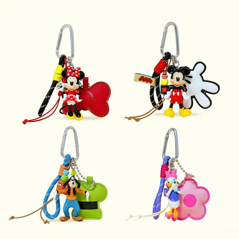 Image of Original Disney Schlüsselanhänger Mickey ‌ Minnie Goofy Goof Daisy Duck Donald Duck Anime Actionfigur Spielzeug Schlüsselanhänger Anhänger Festival Geburtstag