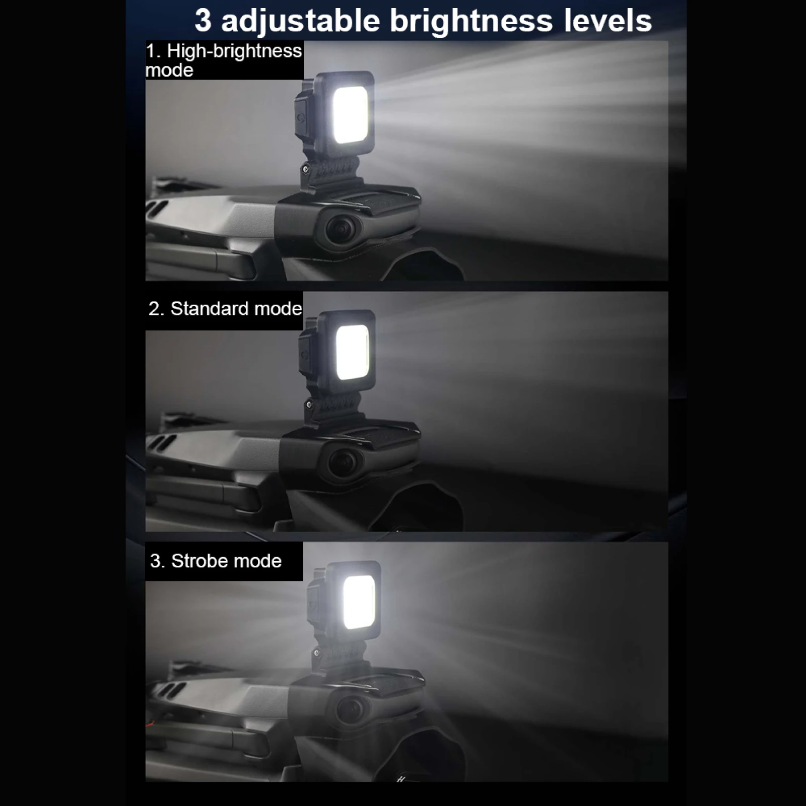 

2-in-1 LED Night Navigation Light&Gimbal Guard for DJI Mavic 3 Classic Drone Anti-Collision Protect Cover with 3 Lighting Modes