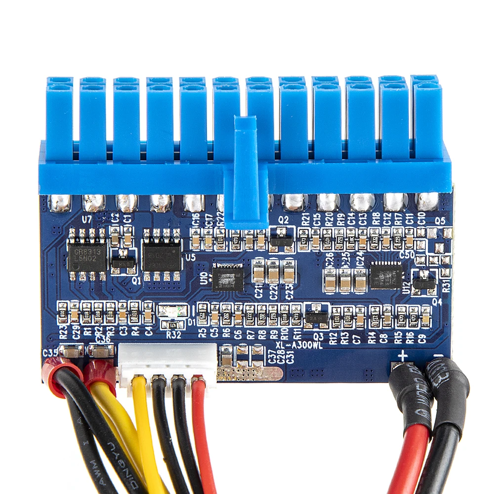 RGEEK تيار مستمر 12 فولت 300 واط 24Pin ATX توصيل مع اللوحة الأم Mini ITX مصدر الطاقة Pcio PSU وحدة لألعاب الكمبيوتر