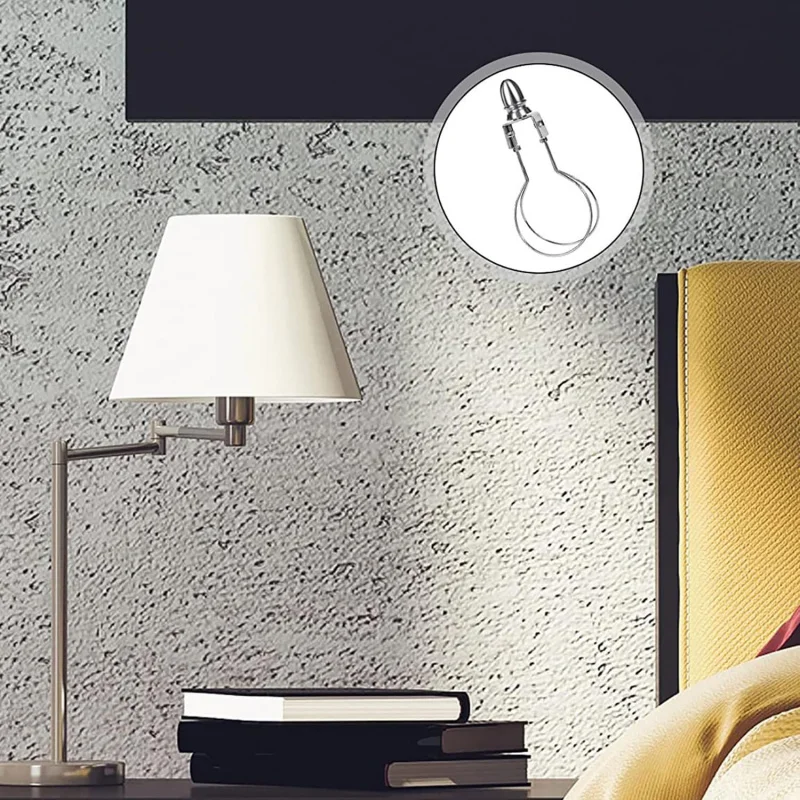 11.5x5.3 سنتيمتر الفضة عاكس الضوء محول كليب على عاكس الضوء لمبة حامل المناسب محول الجدول حامل مصابيح ديكور مناسبة ل #3