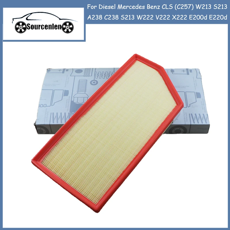 A6540940004 Air Filter for Diesel Mercedes Benz CLS (C257) W213 S213 A238 C238 S213 W222, V222, X222 E200d E220d 6540940004