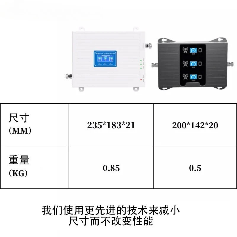 Customized tri-band hot-selling model expands basement garage signal full Netcom mobile phone signal amplifier
