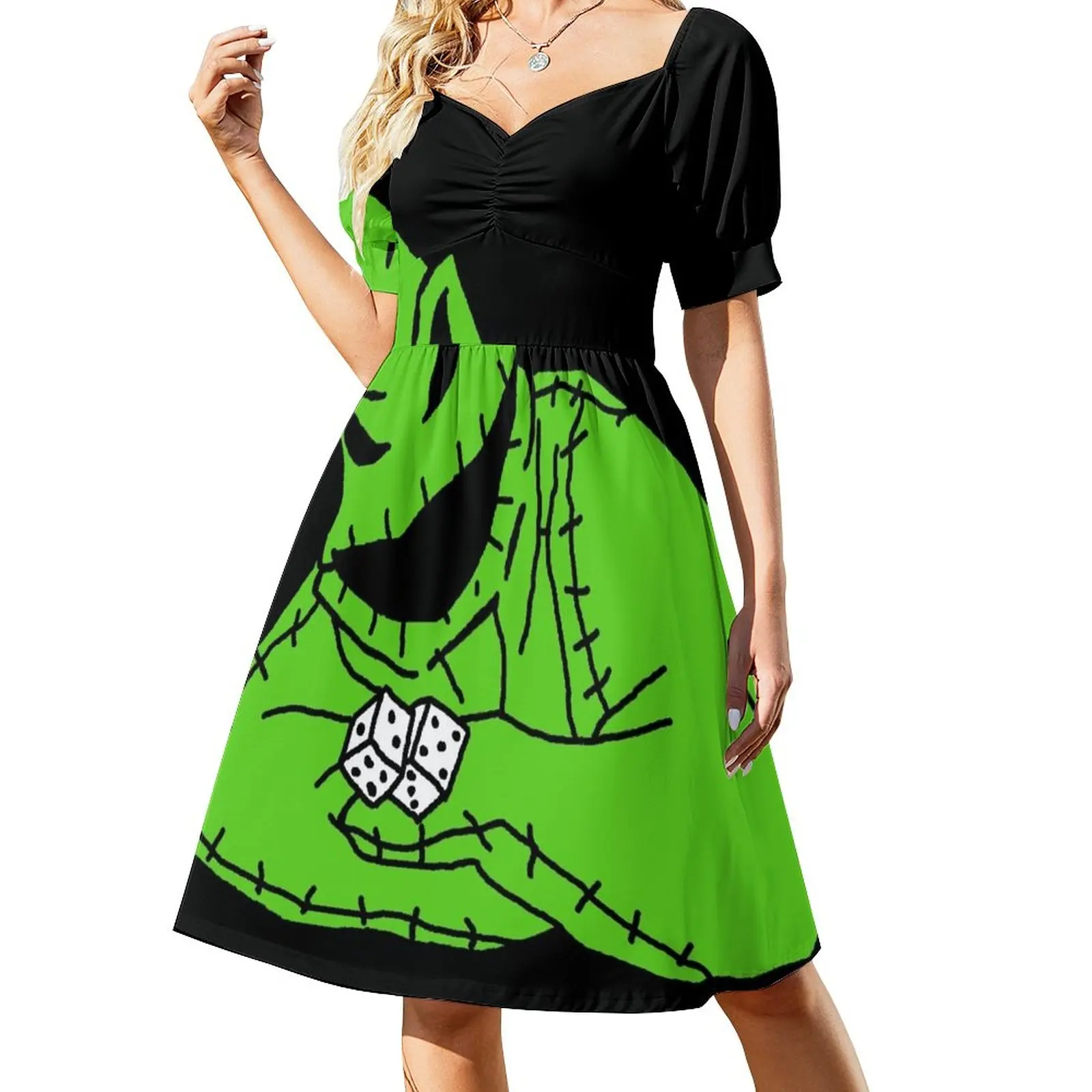 the oogie boogie man Dress women\'s evening dress 2023 Women\'s dresses dresses with long sleeves