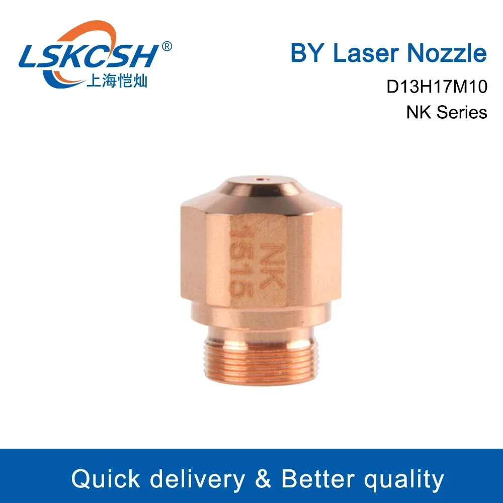   50 Teile/los DURCH Laser Düse NK Serie Dia13mm Höhe 17mm Gewinde M10 Für Durch Faser Laser Schneiden Kopf