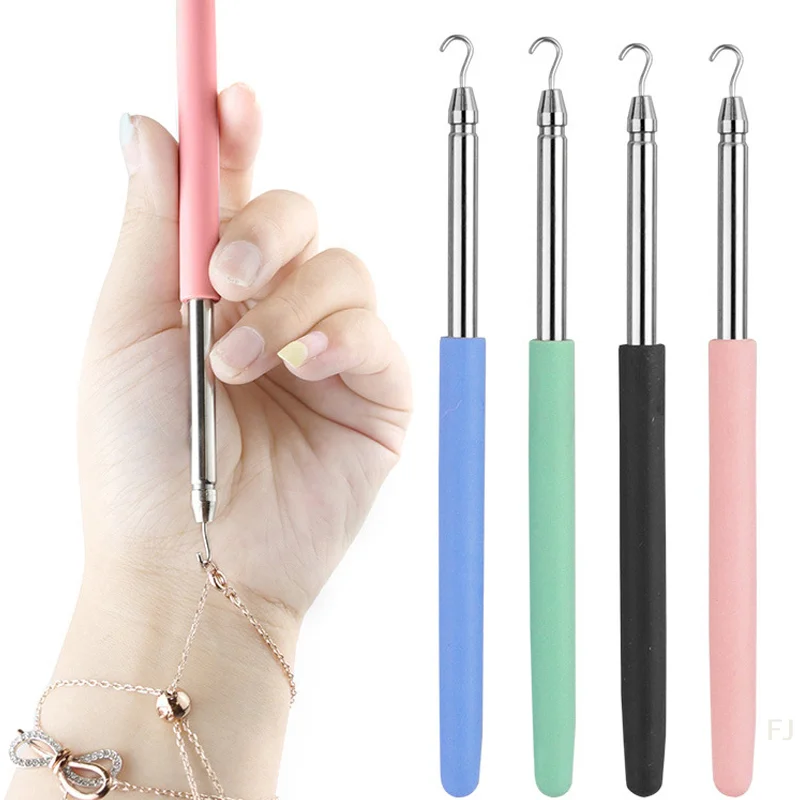 [YU]1Pc Bracelet Clasp Helper Tool Bracelets Jewelry Wearing Tools Bracelet Fastening Helper Plier Clip Quick Donning