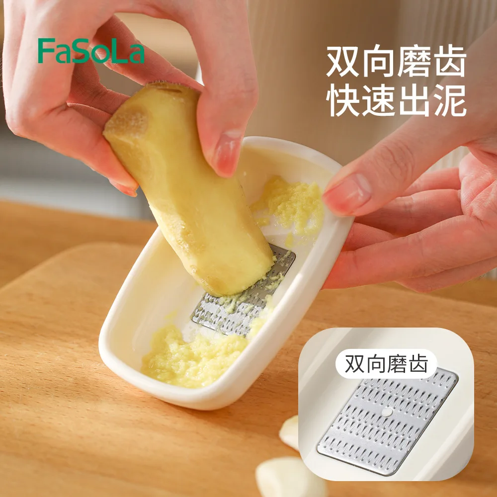 

Ginger and garlic puree grinder Manual ginger grinder household auxiliary food utensils kitchen tools to pound garlic and ginger