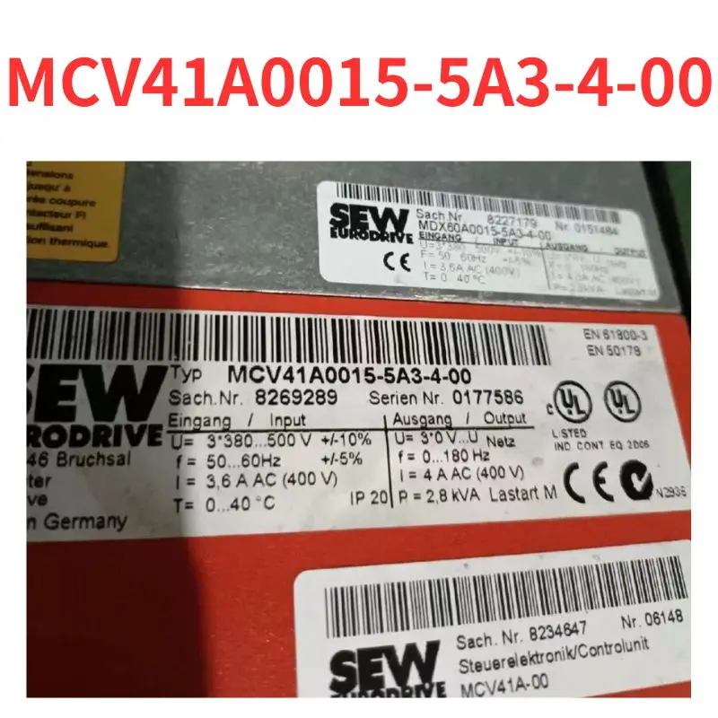 

90% new MCV41A0015-5A3-4-00 frequency converter tested OK