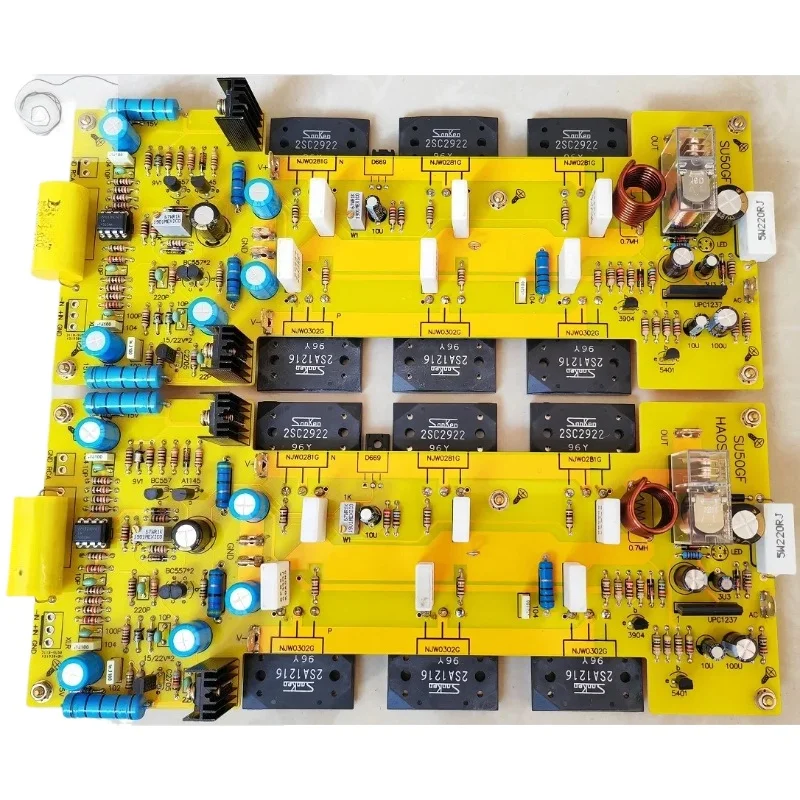 

2PCS Sanken 2SC2922/2SA1216 Class A HIFI Power Amplifier Board 30W*2 Stereo Audio