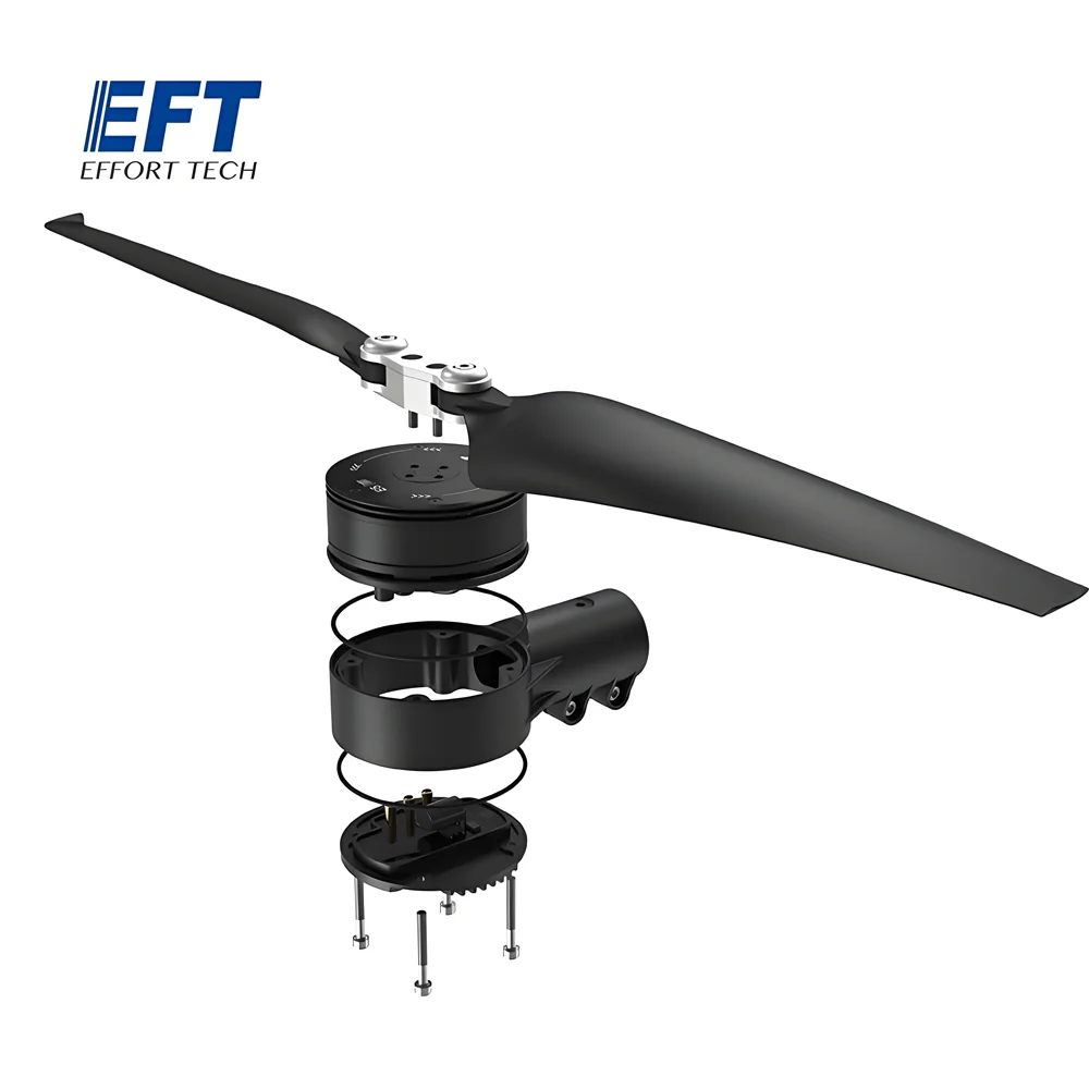 

Многороторная интегрированная система питания EFT E5 с 18-дюймовыми складными пропеллерами и силой вытягивания 4 килограмма
