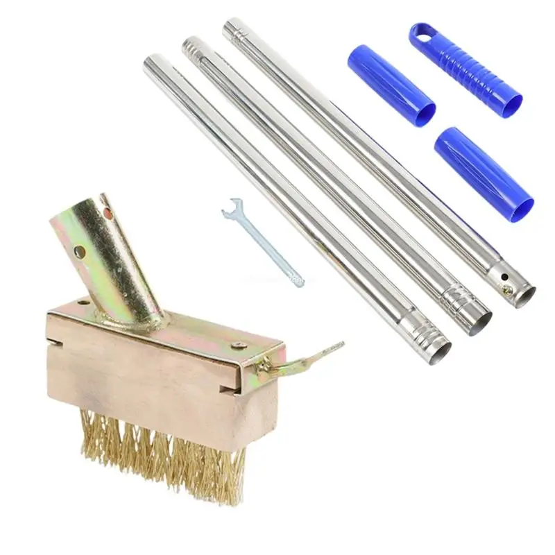 

Сверхмощные скрубберы для борьбы с сорняками с щетиной из нержавеющей стали, прополка трещин с настраиваемой высотой для и