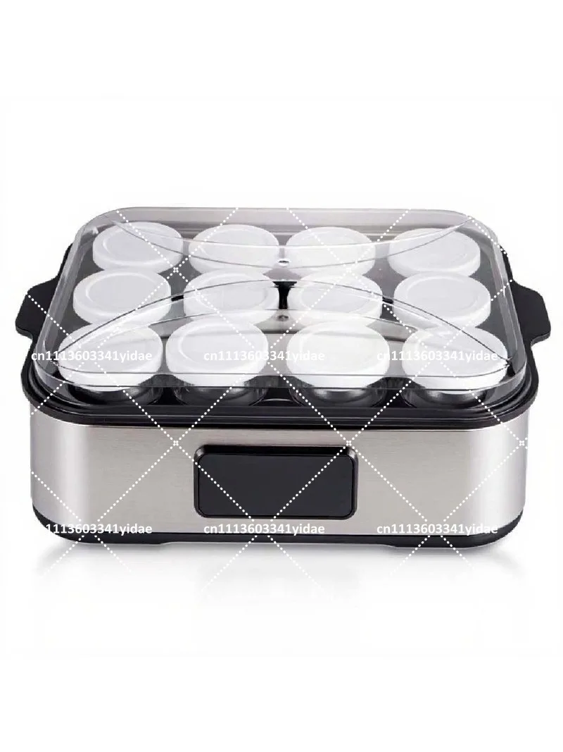 European yogurt machine, homemade yogurt fermentation for breakfast, home jam ice cream, yogurt pudding, 12 cups
