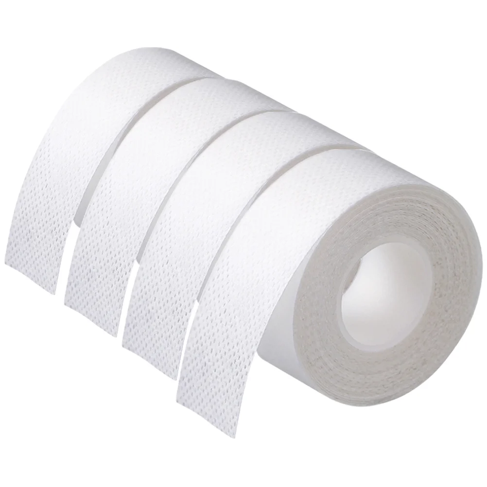 

4pcs Collar Sweat Pads Breathable Absorption Pad Self Adhesive For Hats Shirts Dresses Hat Liner Pads Sweat Protector Portable