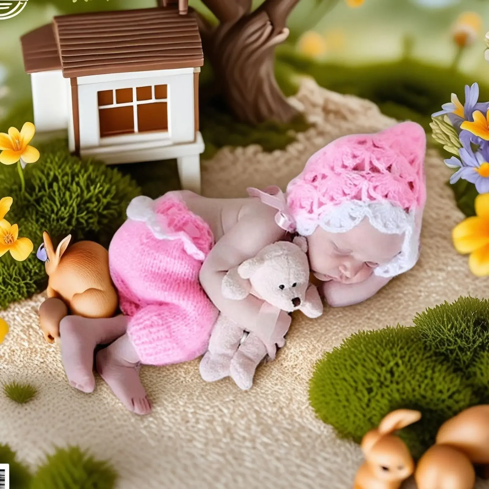 Baby Photography Clothing Cute Baby Photography Powder Set Clothes