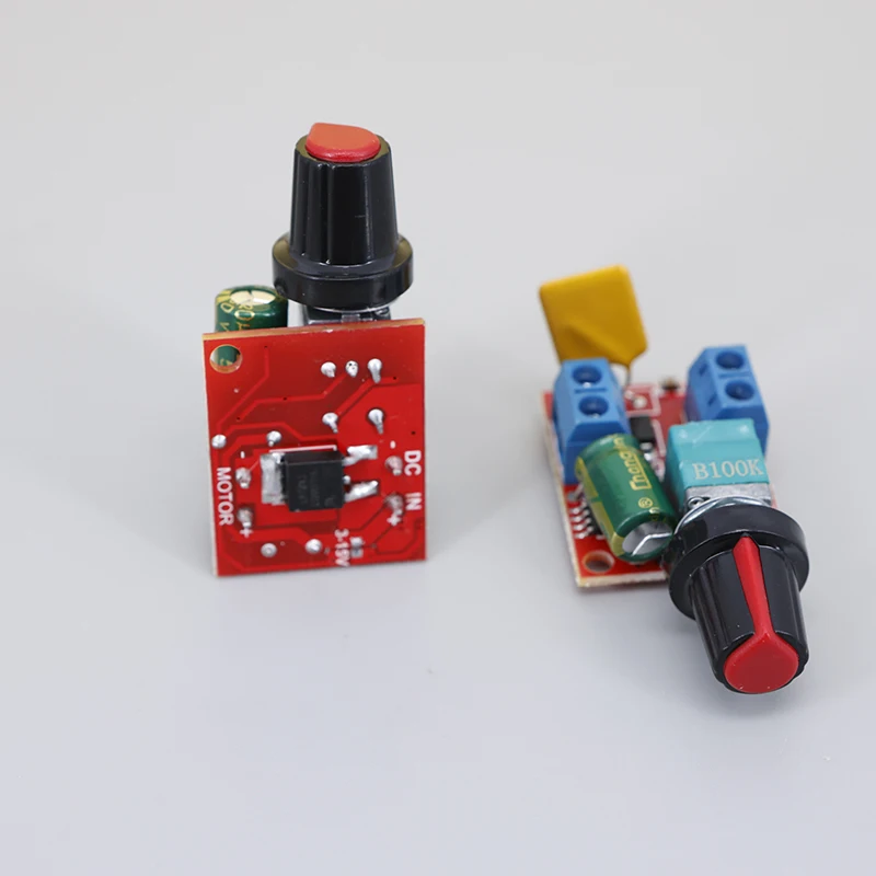 Hot Sale Mini 3V 6V 12V 24V 5A PWM Max 90W DC Motor Speed Controller Module 3V-35V Speed Control Switch LED Dimmer N6