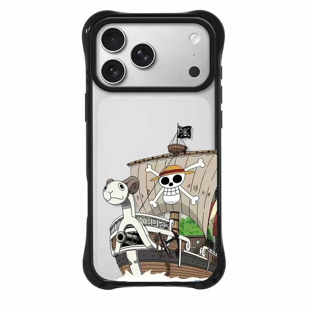 3D One Piece Character Phone Case for iPhone 11 12 13 14 15 16 17 Pro Max Plus mini Air Doflamingo Sabo Sanji Teach Kaidou Cover - view 3
