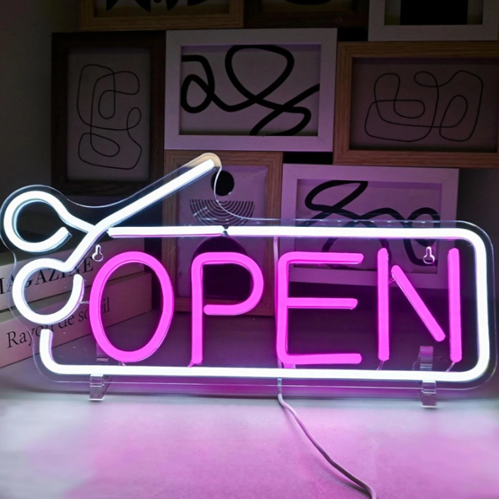 

Открытые неоновые вывески, светодиодные вывески, источник питания USB, подходит для украшения стен, баров, салонов, магазинов, отелей, кофейни, клубного автобуса