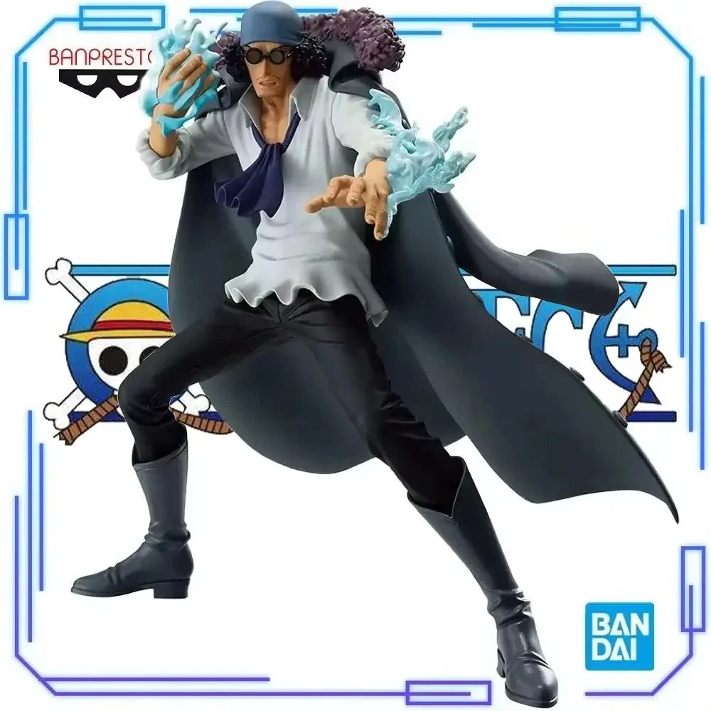 

In Stock Bandai Original Genuine Banpresto Anime ONE PIECE Battle Record Collection Aokiji Kuzan 15cm Model Toy Figures Gift