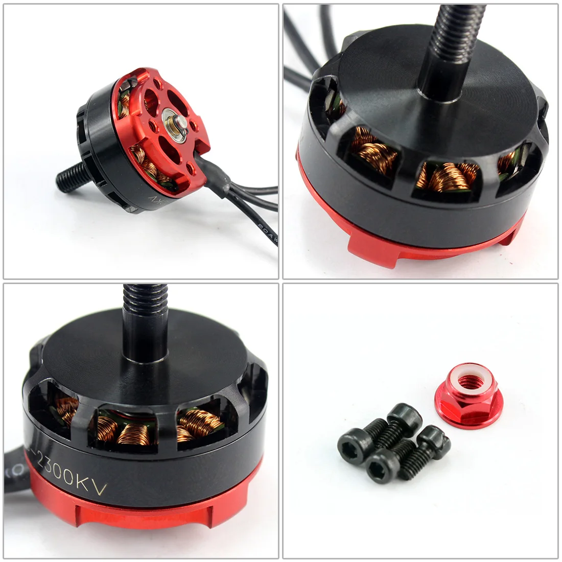 Rs2205 2205 2300kv cw ccw bürstenloser motor 3-4s für fpv rc qav250 x210 renn drohnen multi kopter – Detail 8