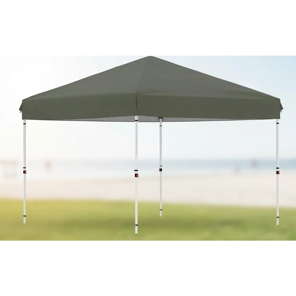 

10x10 Pop Up Canopy Tent, Instant Setup Sun Shelter for Beach Camping Events Parties, Waterproof UPF50+ with Carry Bag