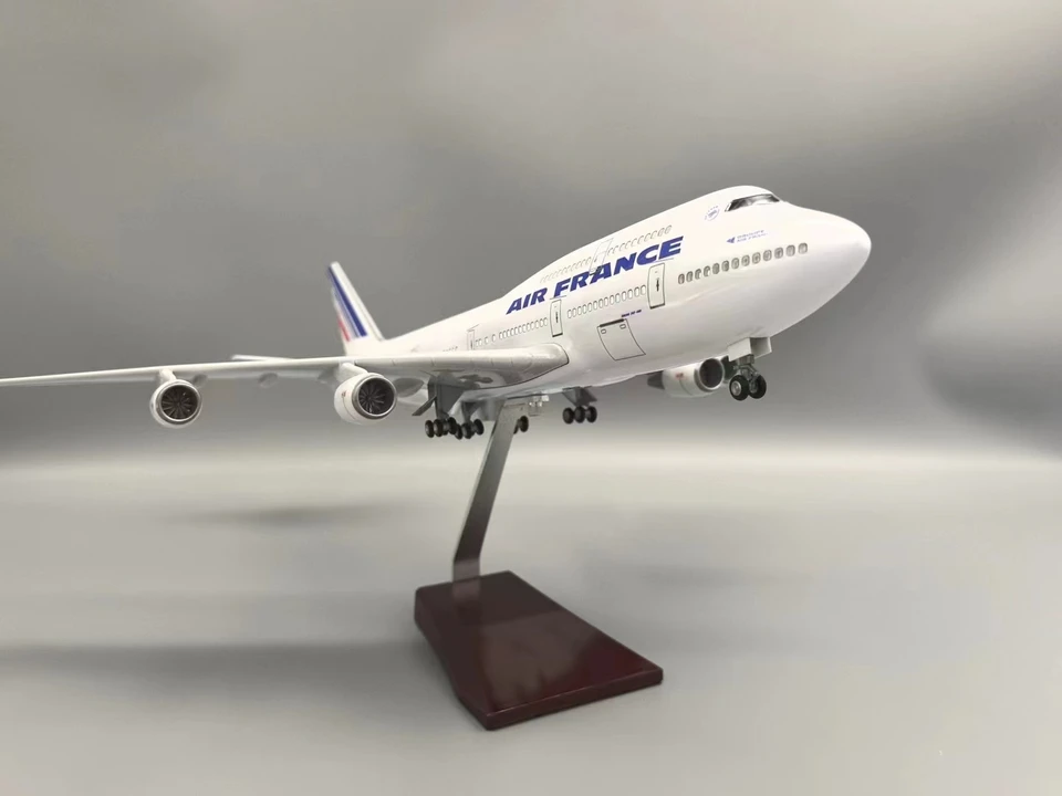 New Scale Large 47cm Model Airplane Air France 747 Plane Models