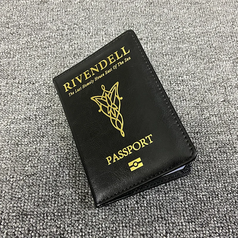 Travel Passport Cover Anime Rivendell Movie Travel Passport Holder Passport Wallet