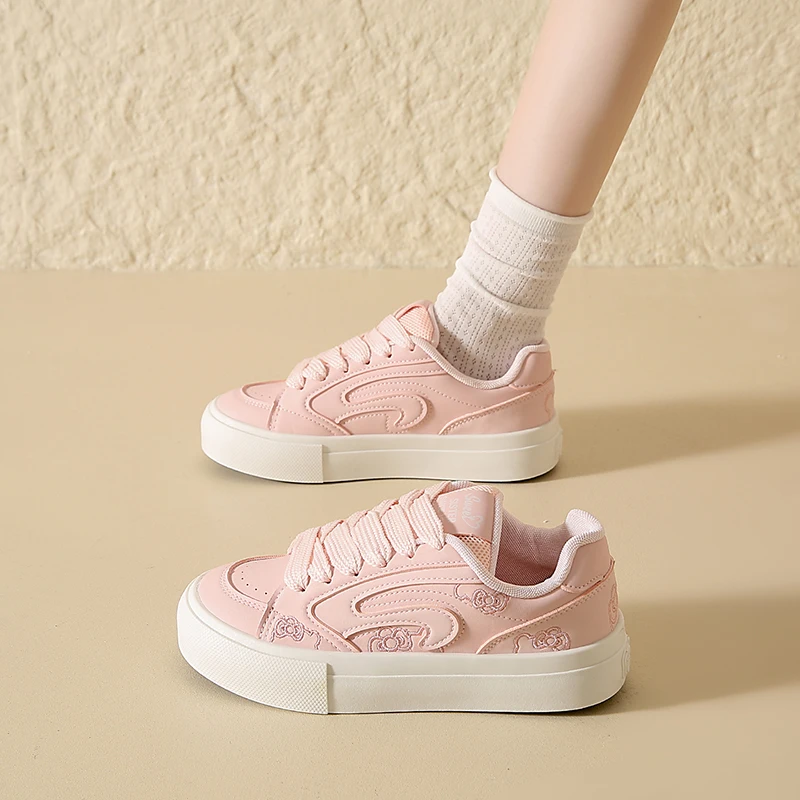 

CRLAYDK Women's Classic Fashion Sole Sneakers Casual Tennis Comfort Skate Leather White Walking Anti Slip Ladies Trainers