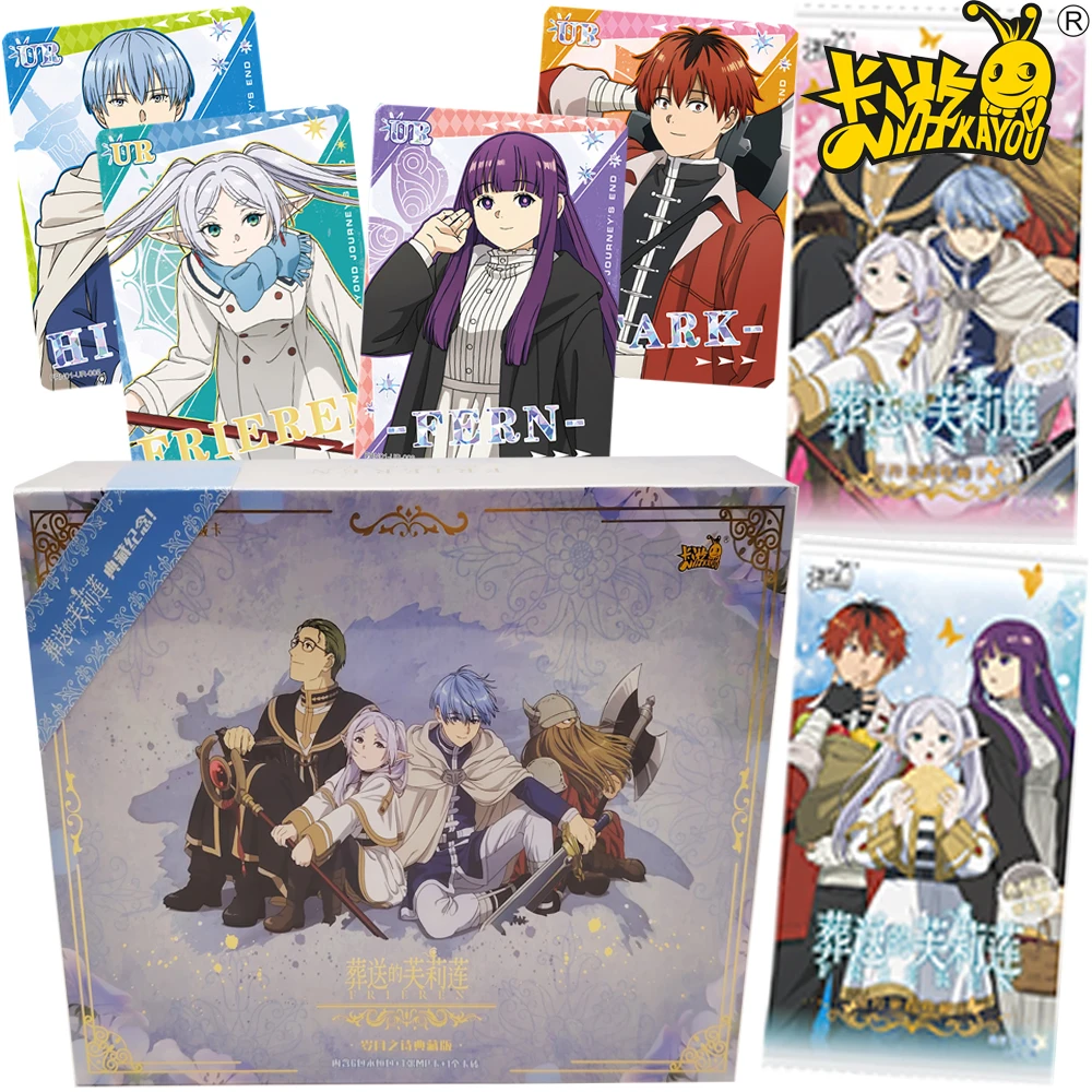 

KAYOU ‌Genuine Frieren: Beyond Journey's End Collection Cards Himmel Fern Anime Adventure Journey Story Plot Cards Kid Toy Gift