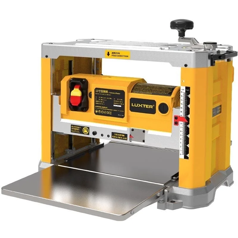 Thickness Portable Benchtop Wood Planer Machine Direct Sale 1850W Woodworking Automatic Feeding Planing Machine Mini