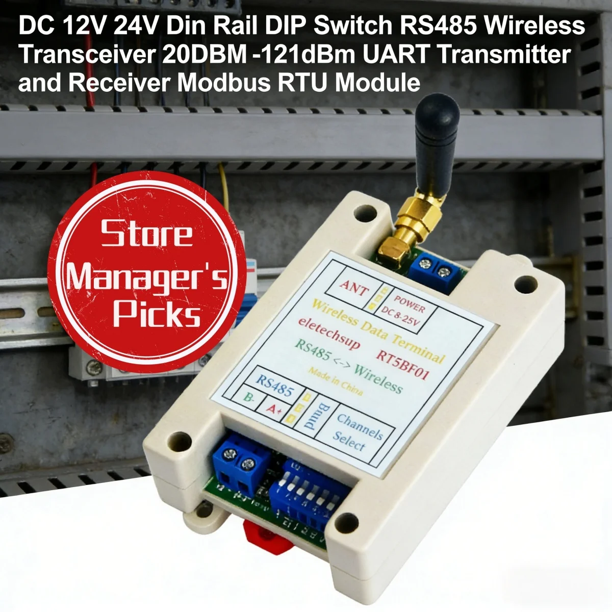 Dc 12V 24V Din Rail…